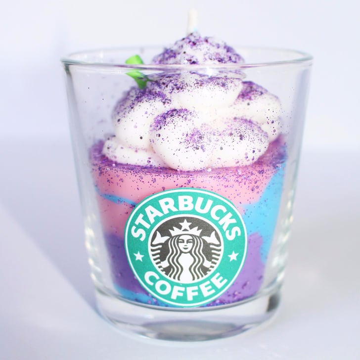 Starbucks Unicorn Frappuccino Candle Popsugar Food