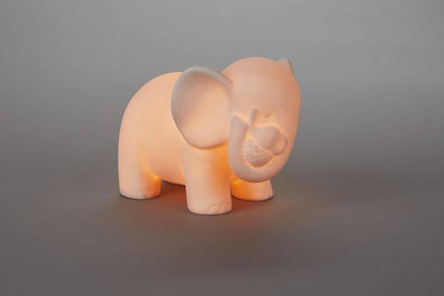 Elephants Porcelain Nightlight