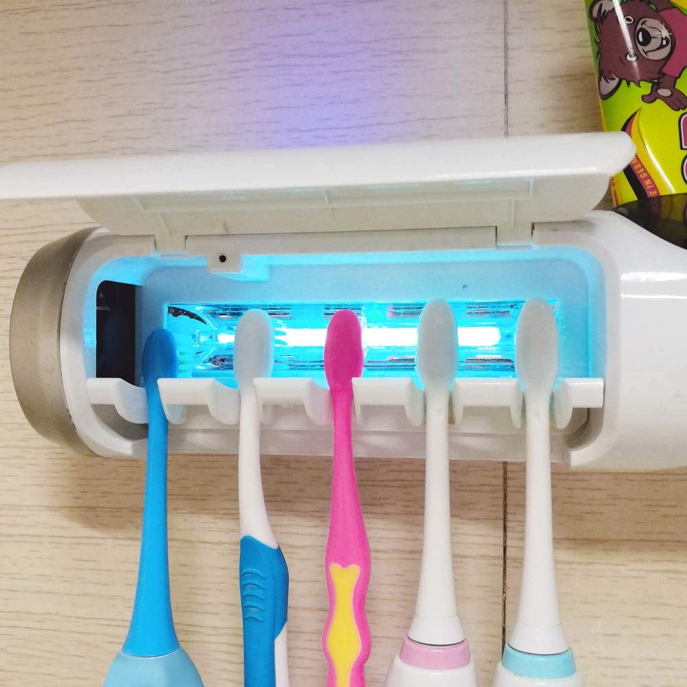 A Self-Cleaning Toothbrush Station: UV Toothbrush Holder With Sterilization Function