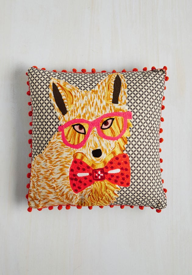 Hipster Fox Pillow