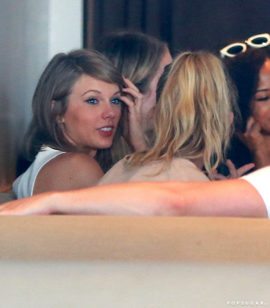 Taylor Swift and Calvin Harris After Jaime King Baby Shower