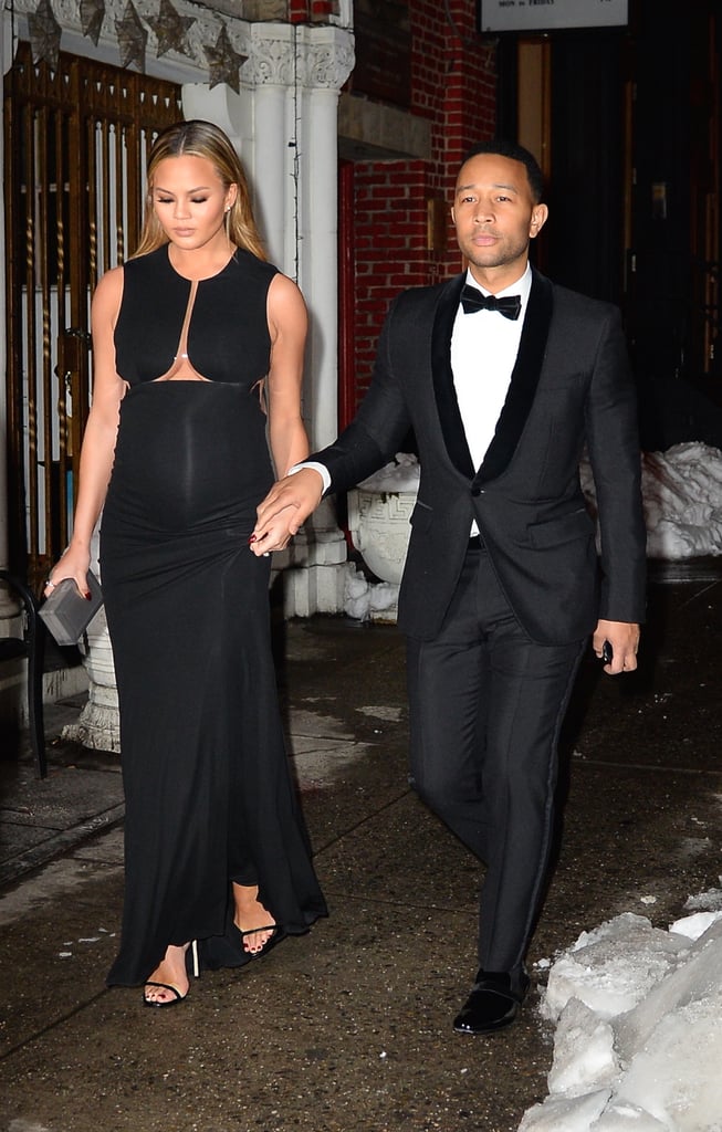 Chrissy Teigen and John Legend Out in NYC January 2016