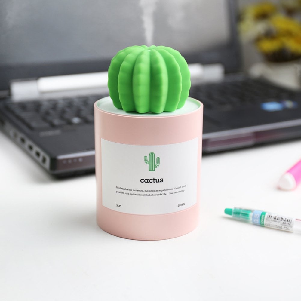 Aoloda Portable Cactus Air Humidifier ($13)