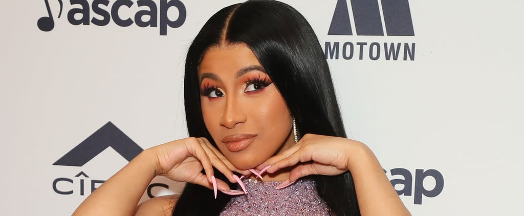 Cardi B Louis Vuitton Nail Art