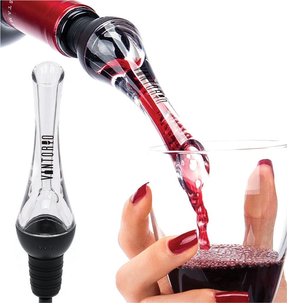 葡萄酒增氧机:Vintorio酒增氧机倒茶水