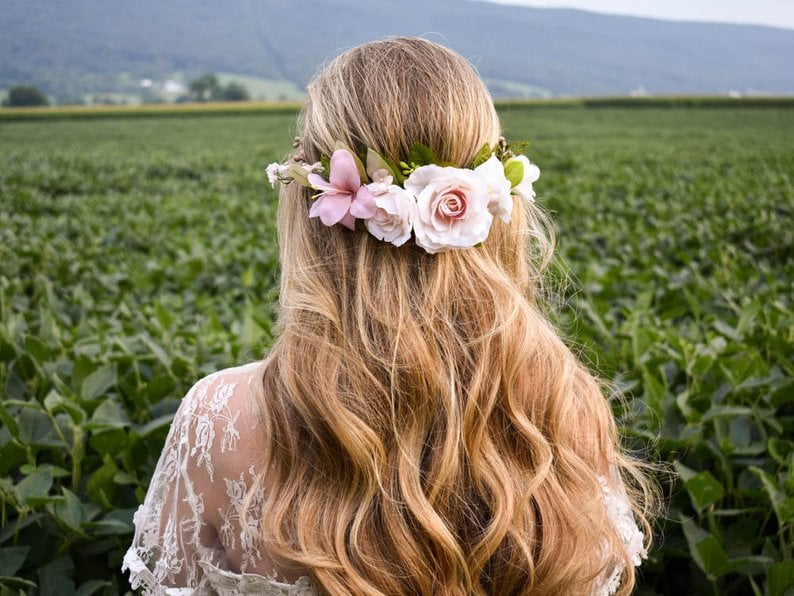 Blush Flower Crown