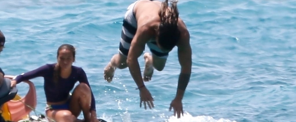 Jason Momoa Shirtless in Hawaii Pictures June 2018