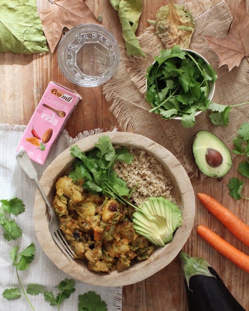 Vegetarian: Seitan Potato Almond Curry