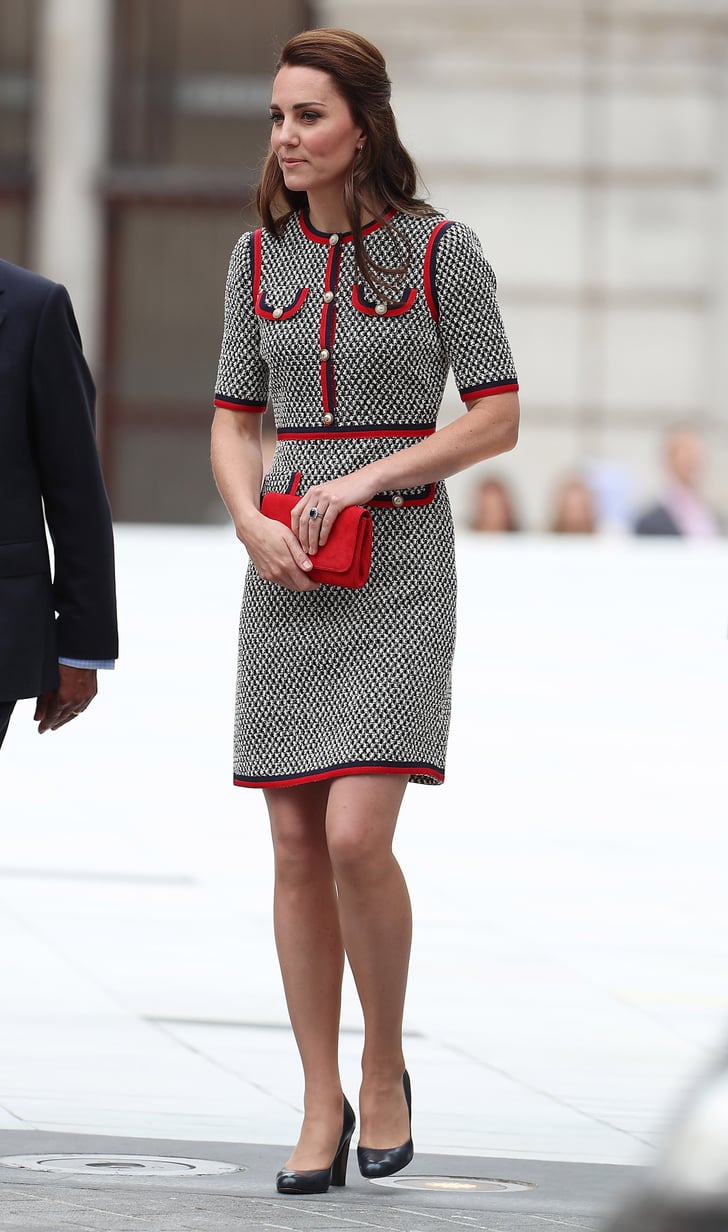 Kate Middleton Gucci Tweed Dress | POPSUGAR Fashion Photo 8