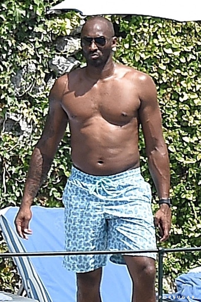 kobe bryant no shirt