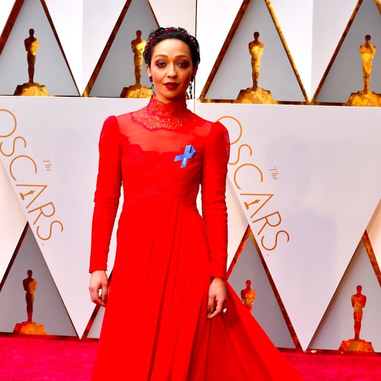 Ruth Negga Wears ACLU Ribbon Oscars 2017