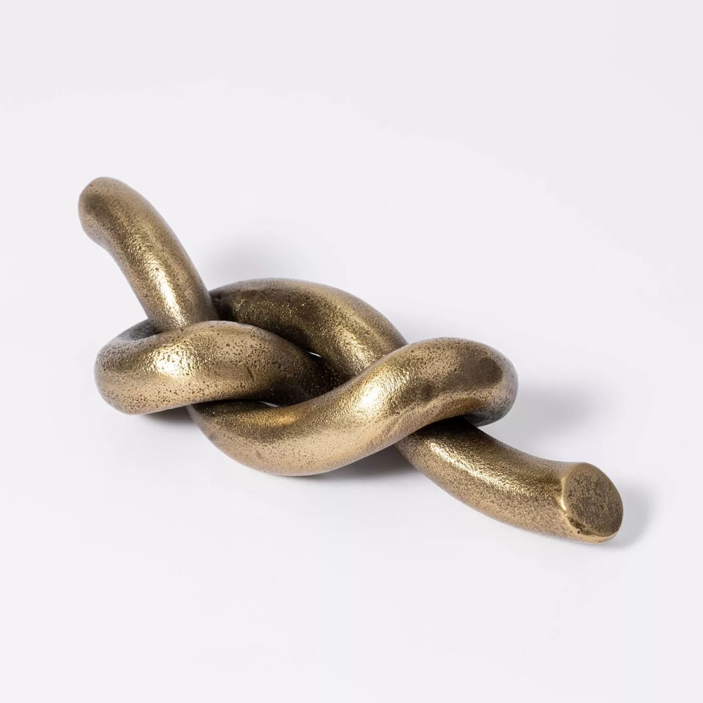 Decorative Metal Knot Figurine With Cast Gold Shop Studio McGee's