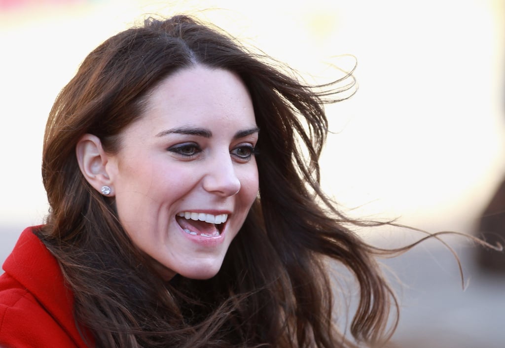 Kiki's diamond and white topaz Grace studs are a go-to for so many of Kate's engagements, from a St. Andrews visit in 2010 to her first Trooping the Colour and hockey practice with the Olympic team.