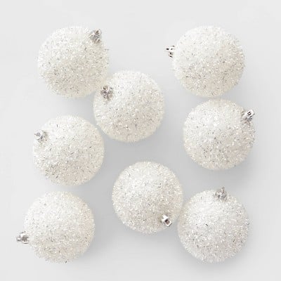 Wondershop Tinsel Christmas 70mm Ornament Set