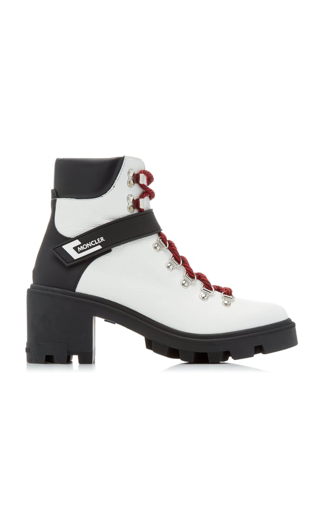 Moncler Carol Leather Ankle Boots 