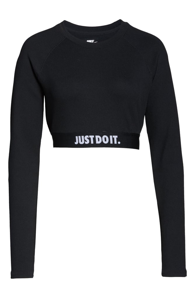 Nike JDI Rib Crop Top and Ribbed JDI Leggings | These Matching Workout ...