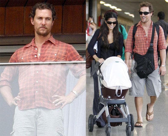 Matthew McConaughey hits Rio De Janeiro