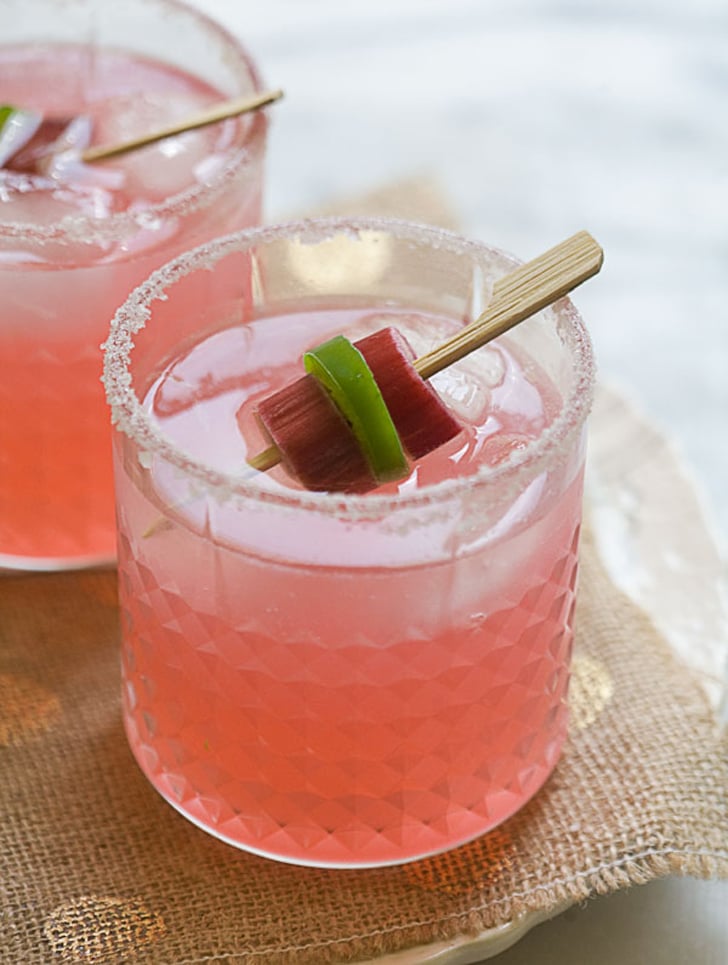 Spicy Rhubarb Margarita | Margarita Recipes | POPSUGAR Food Photo 31