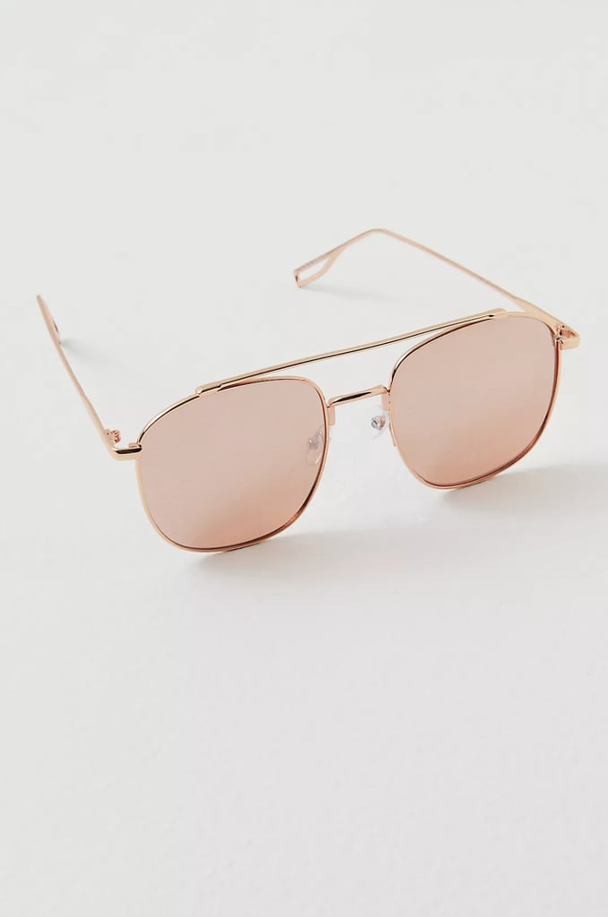 Free People Georgiana Aviator Sunglasses