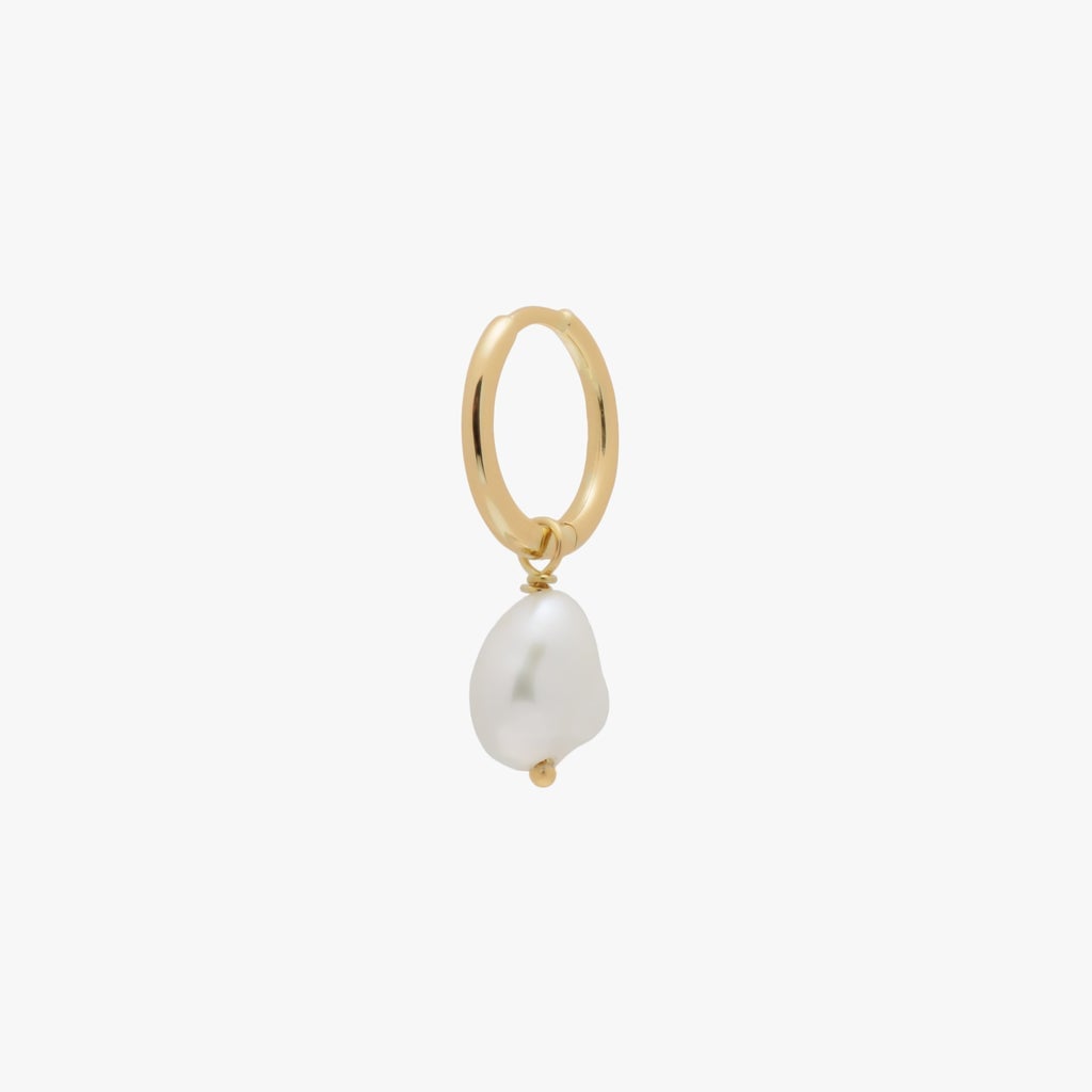 Studs Baroque Pearl Huggie