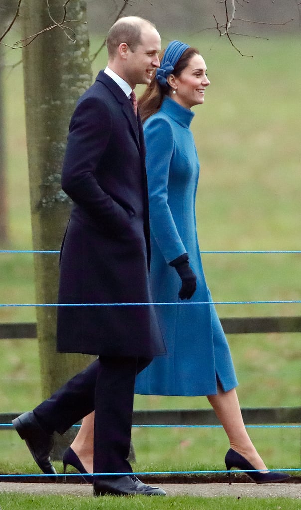 Prince William and Kate Middleton at Church Jan. 2019