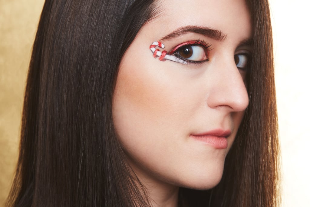 Eyeliner Inspired by Candy Canes