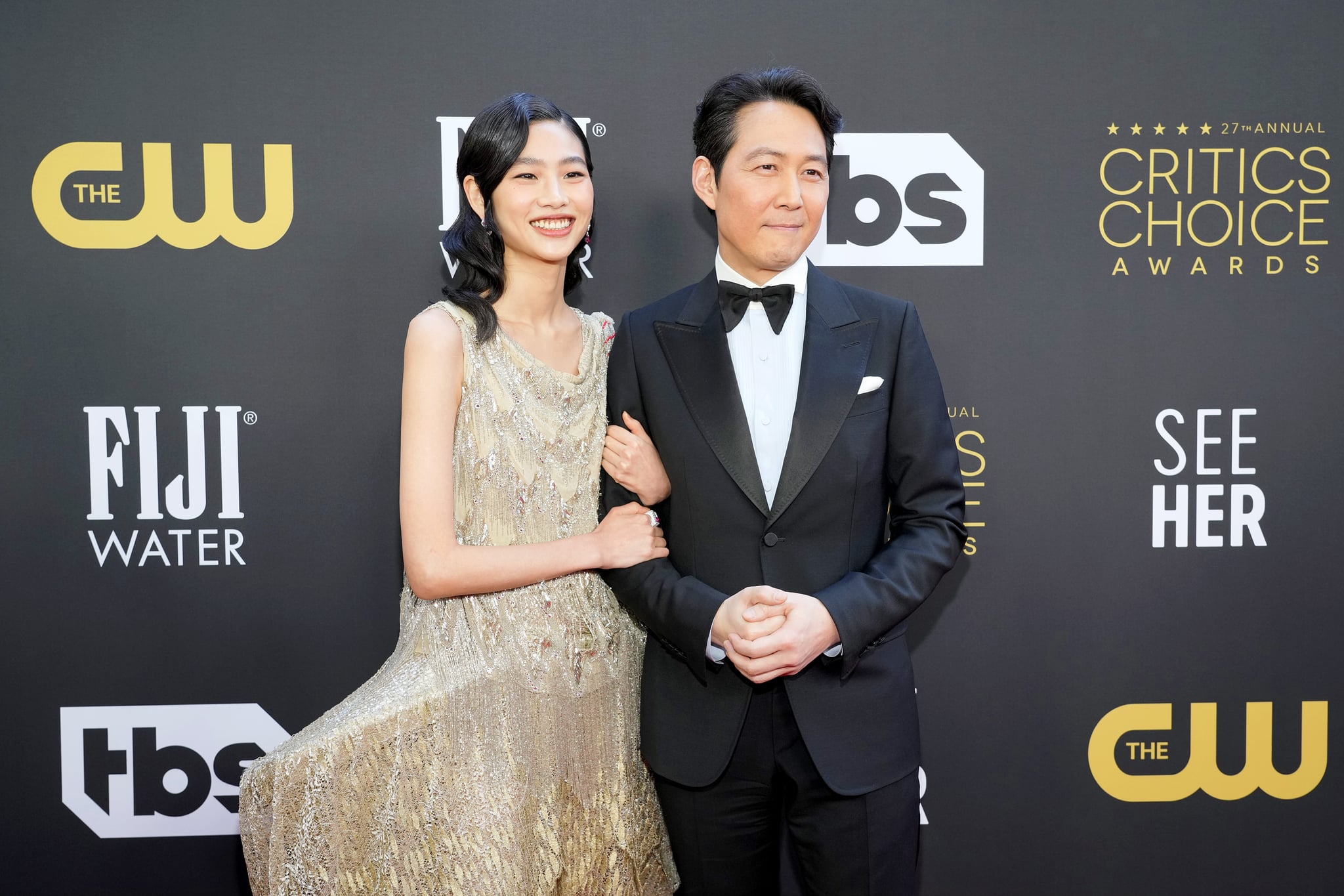 HoYeon Jung in Louis Vuitton at 2022 Critics' Choice Awards