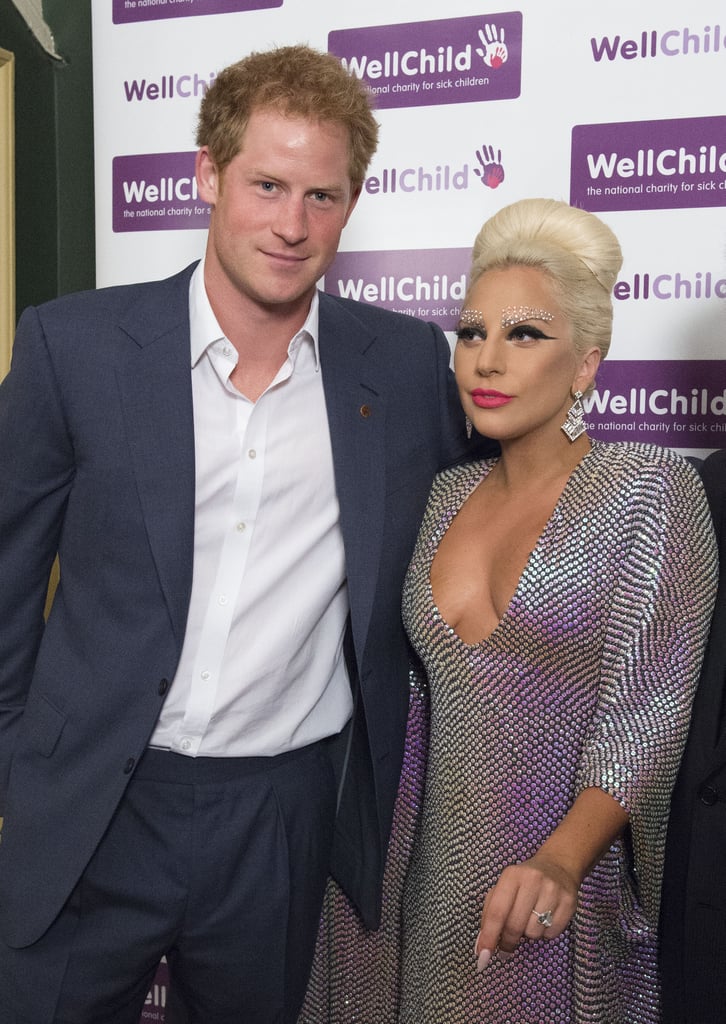 Prince Harry and Lady Gaga at the WellChild Gala in London