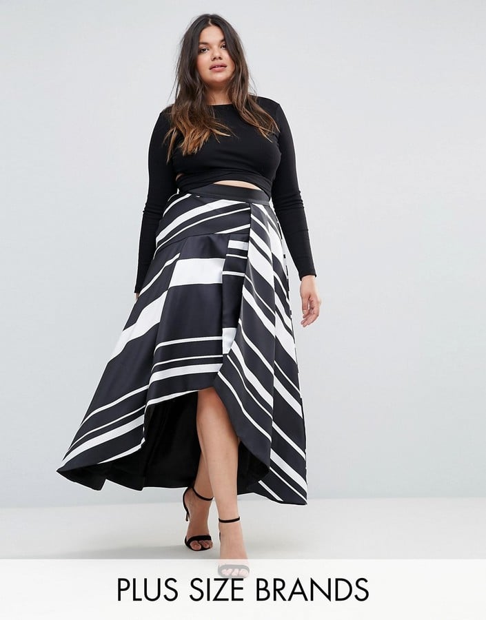 Coast Striped Maxi Skirt