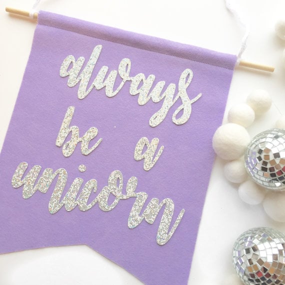 Unicorn Birthday Banner