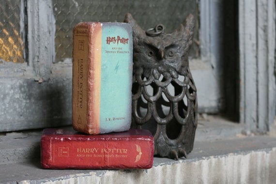 Brick Harry Potter bookends