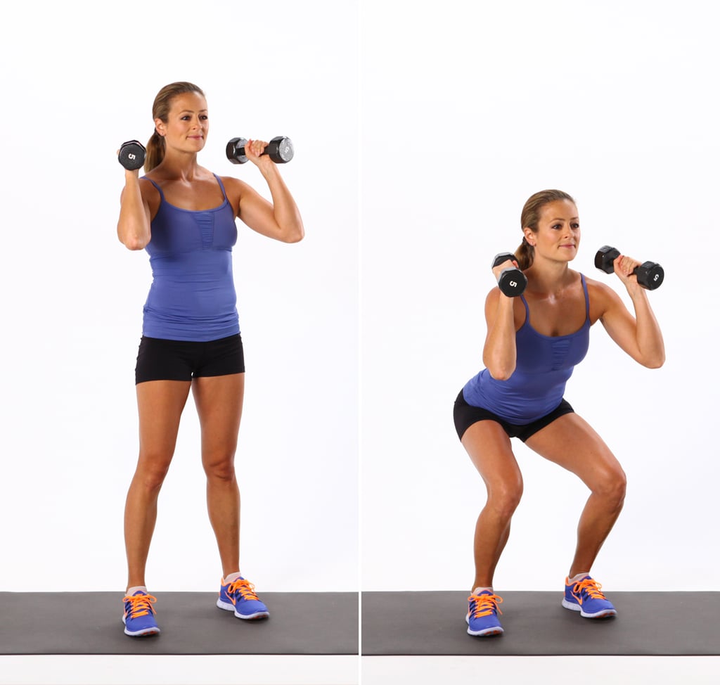 Circuit 1, Exercise 4: Dumbbell Squat