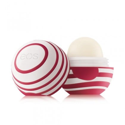 EOS Soft Peppermint Cream and Organic Pomegranate Raspberry Lip Balm