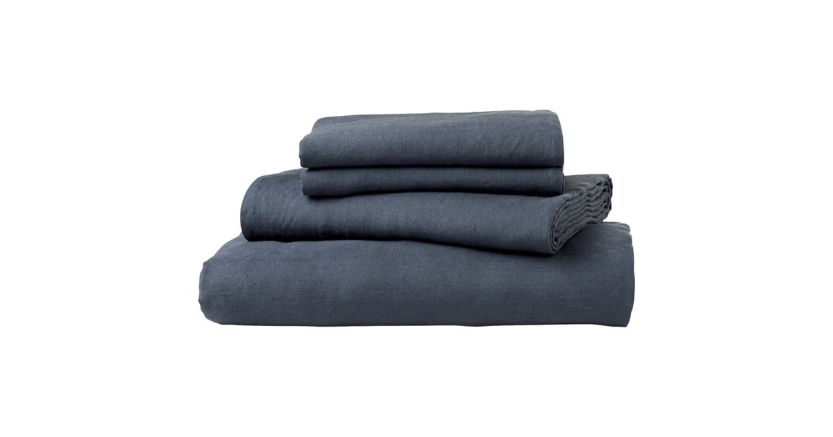 CB2 Linen Sheet Set Sheets That Keep You Cool POPSUGAR Home Photo 6