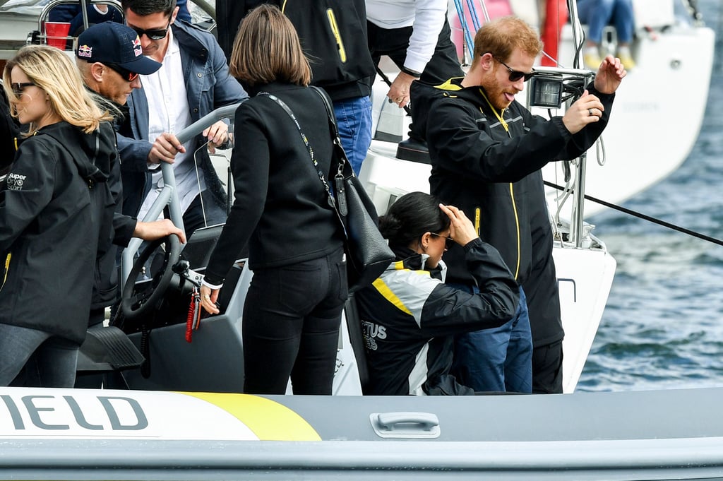 American Sailor Hugs Prince Harry at the Invictus Games 2018