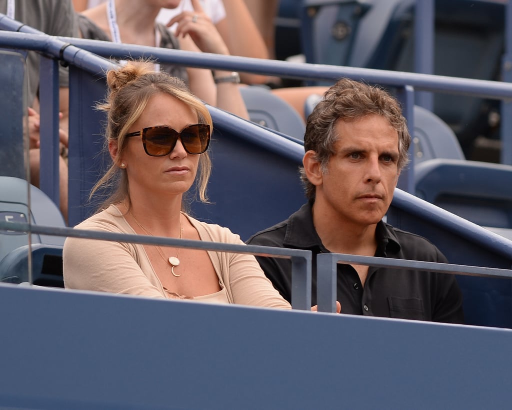 Ben Stiller and his wife, Christine Taylor, attended the US Open in NYC.
Ben Stiller and his wife, Christine Taylor, attended the US Open in NYC.