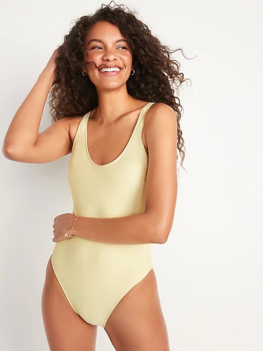 Old Navy Scoop-Neck French-Cut One-Piece Swimsuit