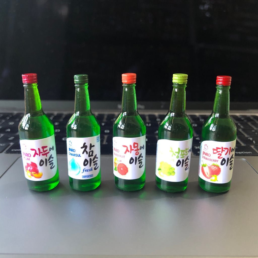 Miniature Handmade Refrigerator Magnet Soju Jinro Korean Beer