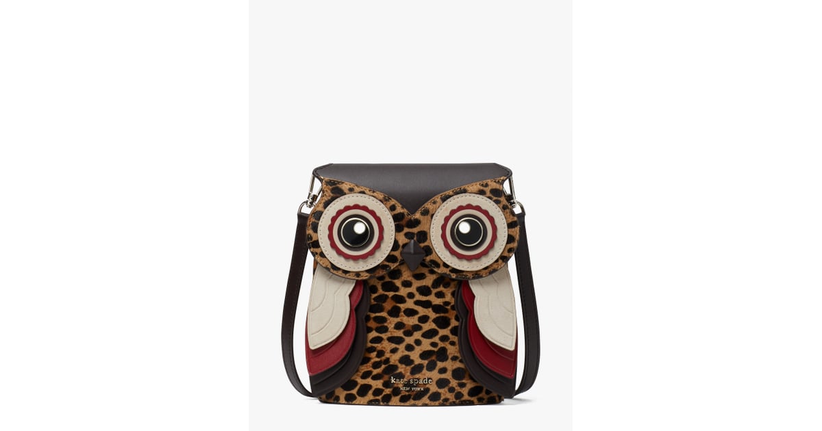 What a Hoot: Blinx Leopard 3D Owl Crossbody | Plaid and Leopard Print  Galore! Kate Spade NY Just Released a Gorgeous New Fall Collection |  POPSUGAR Fashion Photo 24