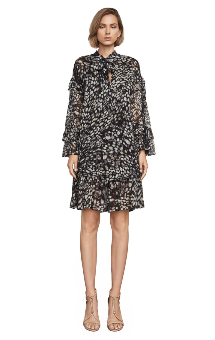 BCBGMAXAZRIA Lindzey A-Line Print Dress