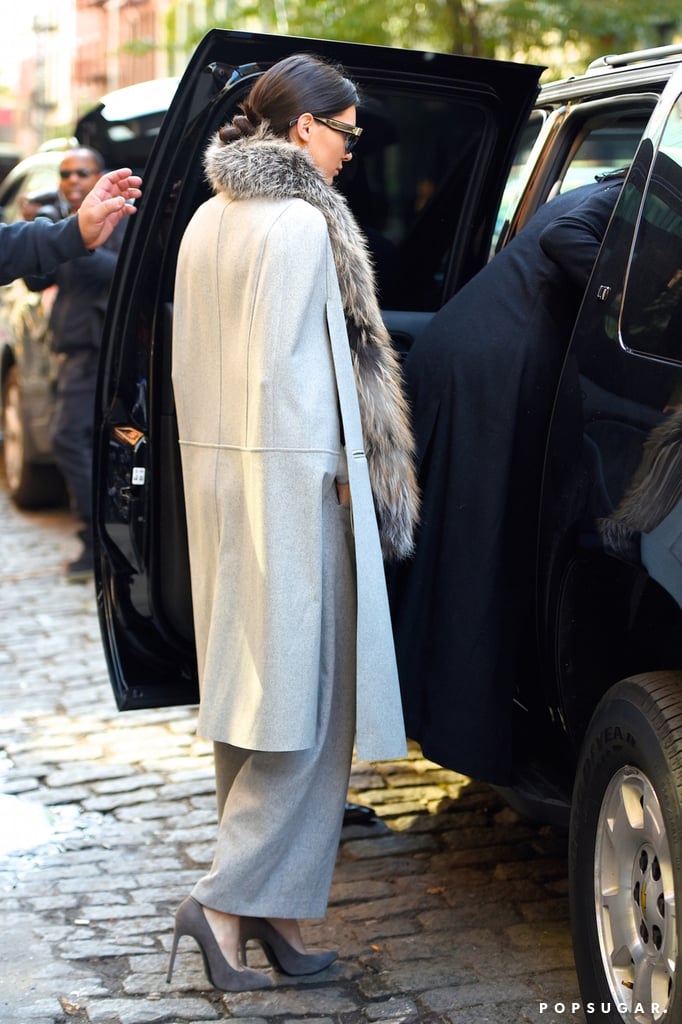 Kendall and Kylie Jenner Wearing Coats