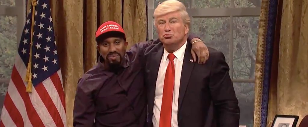 Alec Baldwin Donald Trump Kanye West SNL Skit 2018