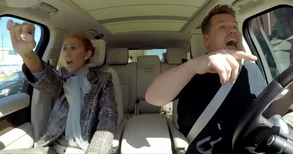 Celine Dion Carpool Karaoke Video POPSUGAR Celebrity UK