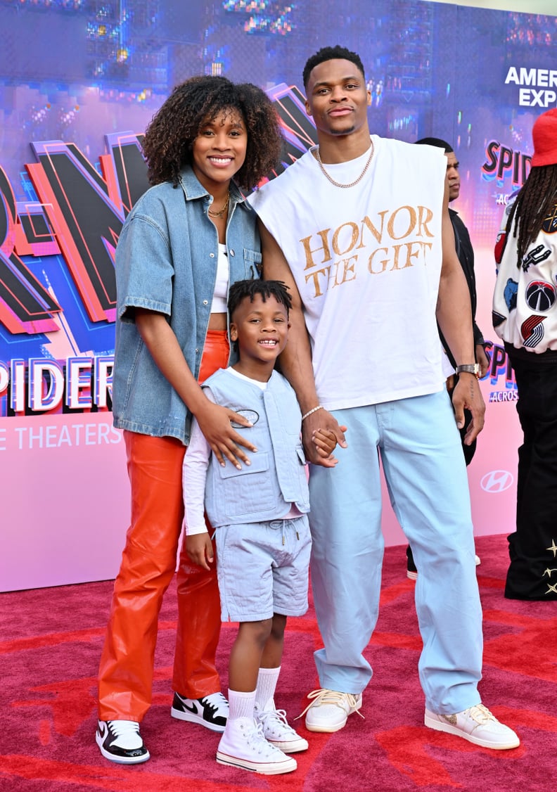 Russell Westbrook, Nina Earl, and Their Son, Noah