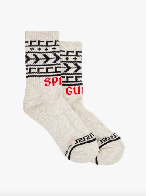 Mother Denim Spirit Guide Socks in Heather Grey