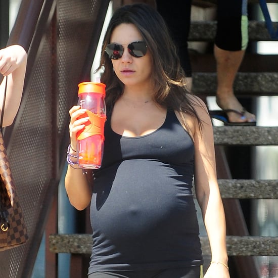 Pregnant Mila Kunis Pictures on Her Birthday