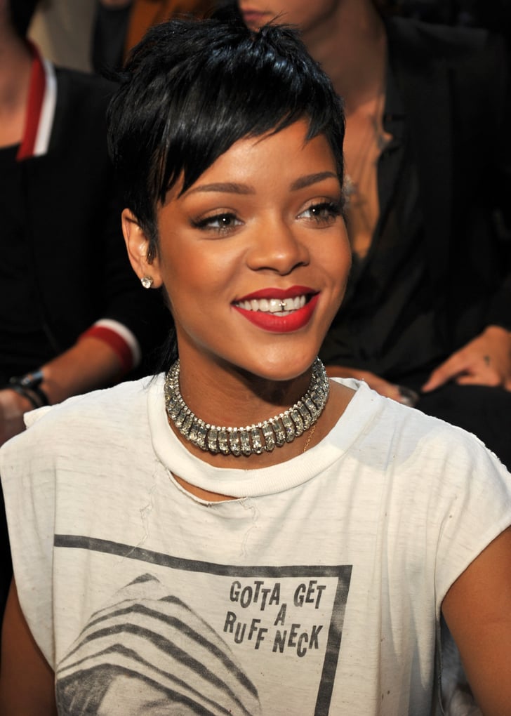 Rihanna Hair And Makeup At Vmas 2013 Popsugar Beauty