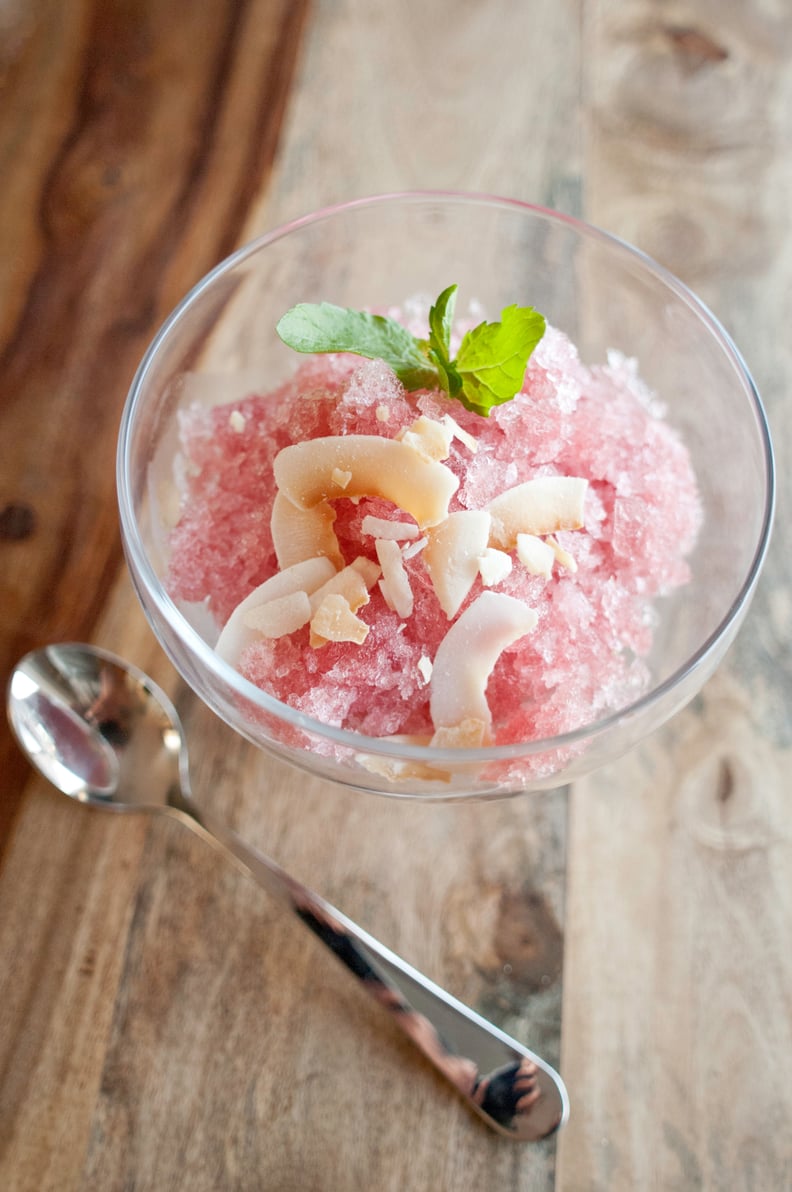 Dessert: Cranberry-Coconut Granita