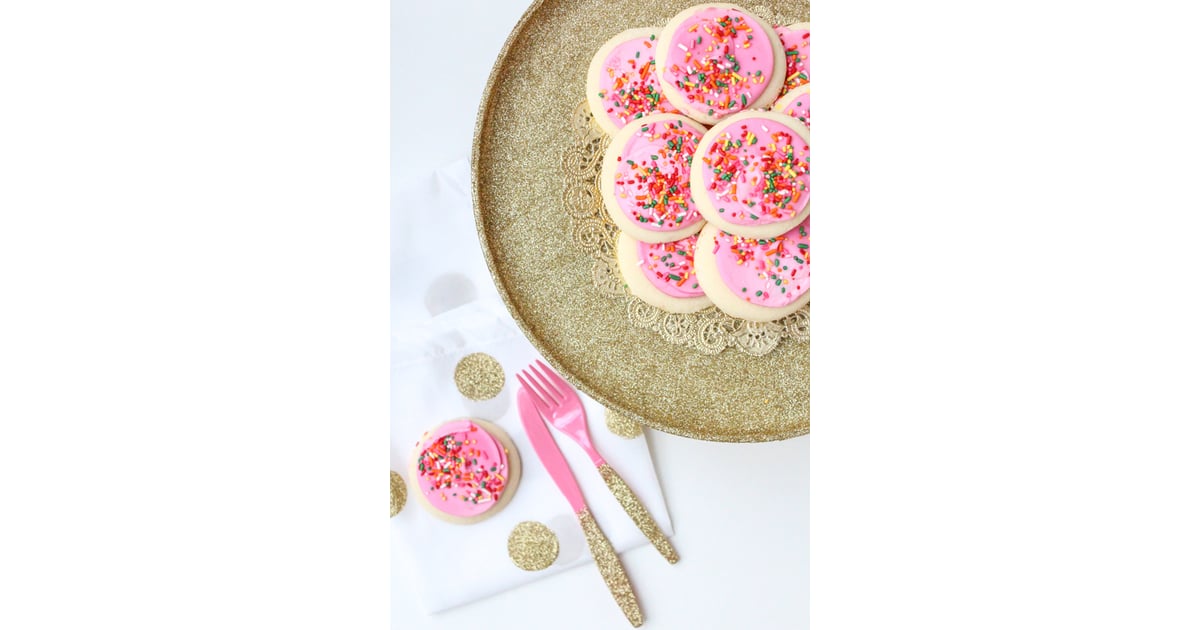 Gold Decoupage Glitter DIYS POPSUGAR Smart Living Photo 14