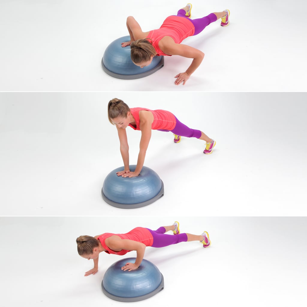 Side-to-Side BOSU Push-Ups